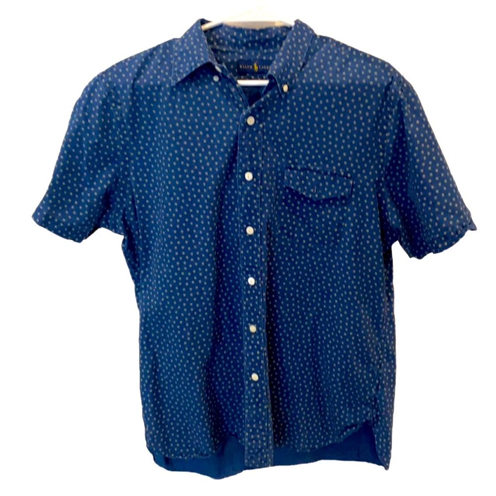 Ralph Lauren short sleeve button down Sz LG